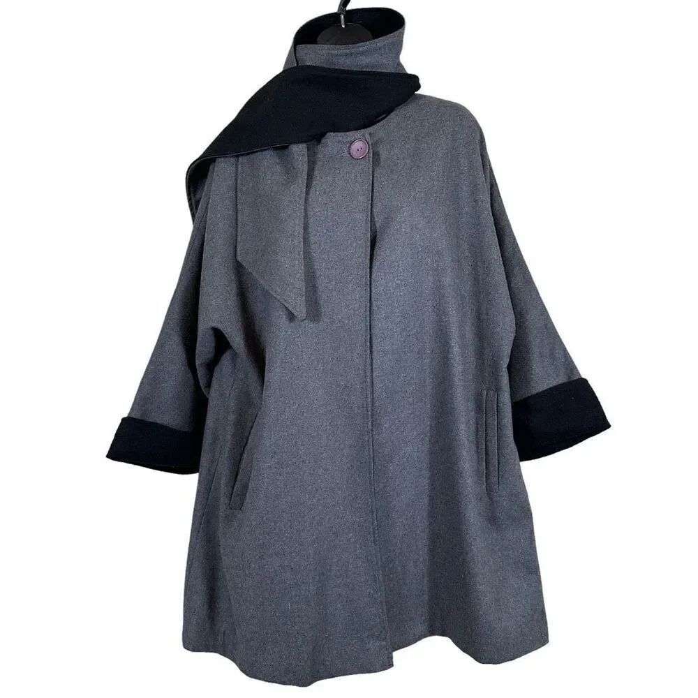 Vintage GJG Originals Wool Cape Coat Women’s Size 14